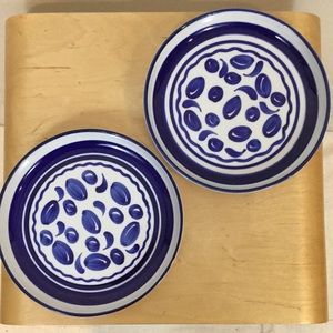 Vintage Dansk pair of porcelain plates - so cute!